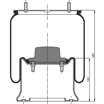 Air Spring Assembly - HAS / Trailer